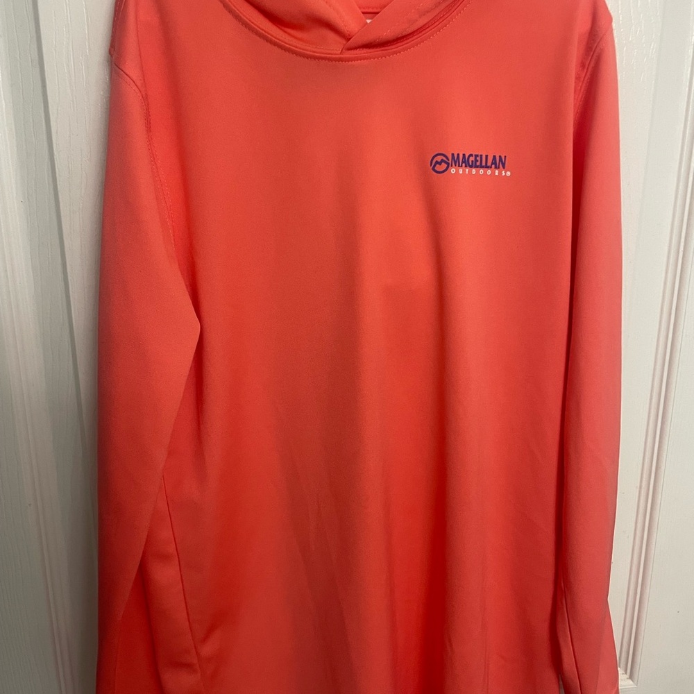 Magellan Outdoors Classic Fit Coral Hoodie